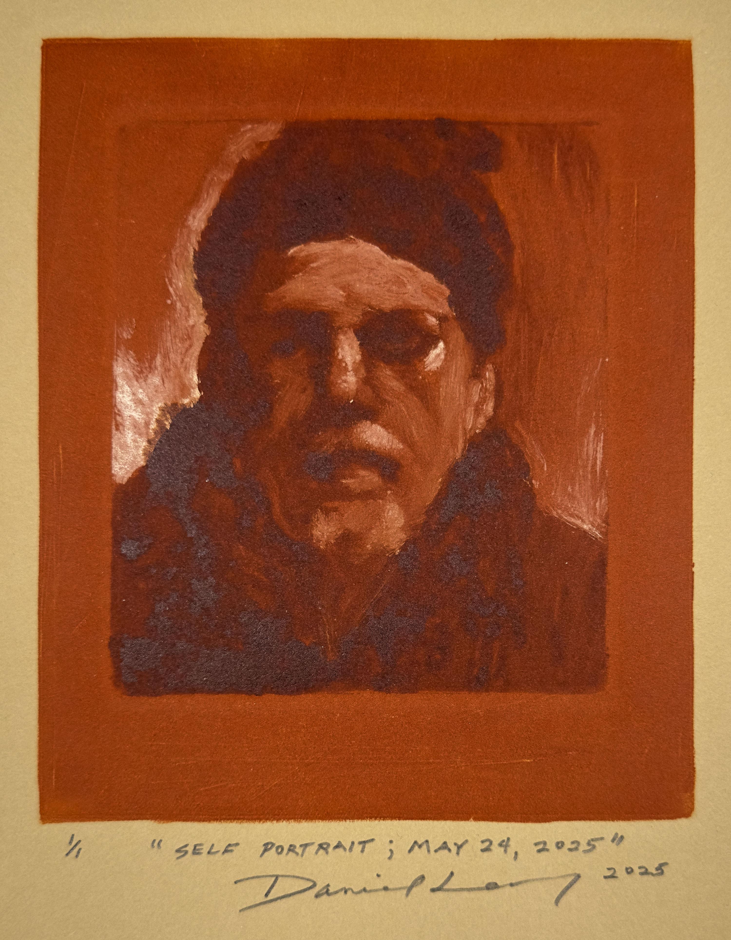 Daniel Leary Self Portrait; May 24, 2025